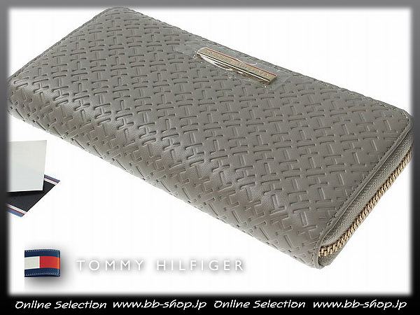 ◆2264◆TOMMY トミー ヒルフィガー 新品レザーファスナー長財布