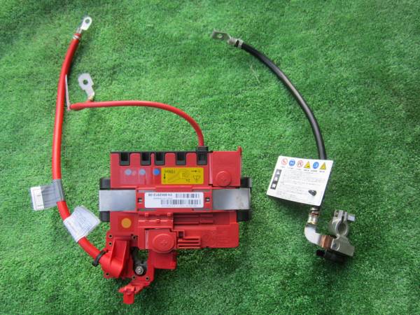 ☆BMW/X1/E84/20ix/VM92/N20/4WD/バッテリー＋－ケーブル/№0027