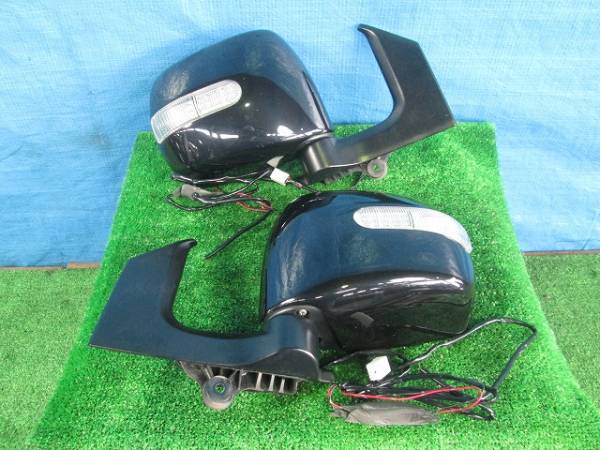 MH21S ワゴンＲ　ウィンカー付きカバー付きドアミラー　黒