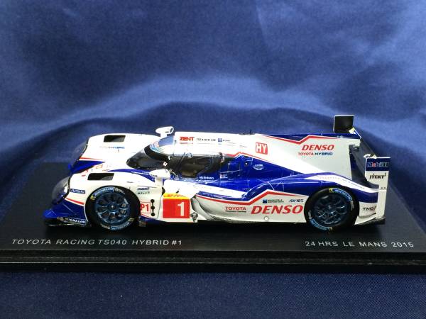 Toyota TS040 トヨタ 1⁄43 Racing Spark Hybrid #1 LMP1 Le Mans 0