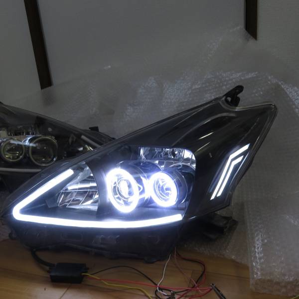 プリウスα ZVW40W/ZVW41 前期 LED カスタム ヘッドライト Hi 40系