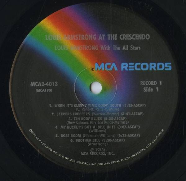 【ジャズ】LP2枚組/Louis Armstrong「At The Crescendo」_3