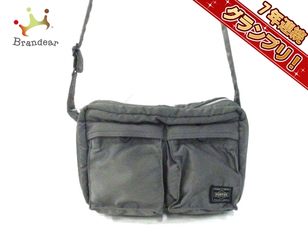 ポーター ショルダーバッグ タンカー グレー ナイロン PORTER/吉田 