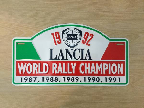 ☆LANCIA DELTA ランチアデルタ WORLD CHAMPION ナンバー希少☆
