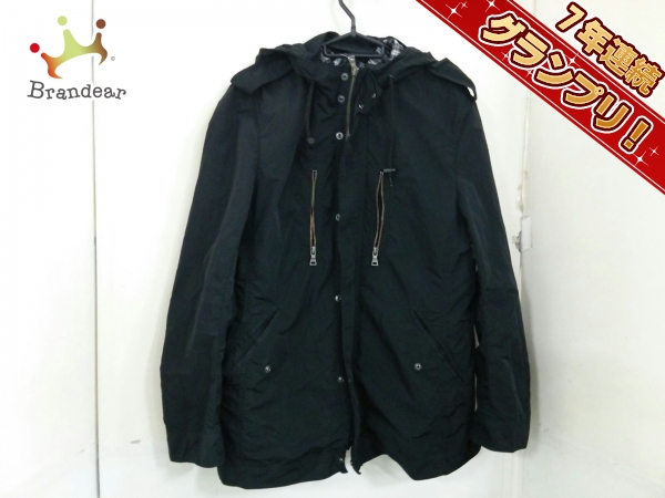 バーバリーブラックレーベル ブルゾン LL メンズ 黒