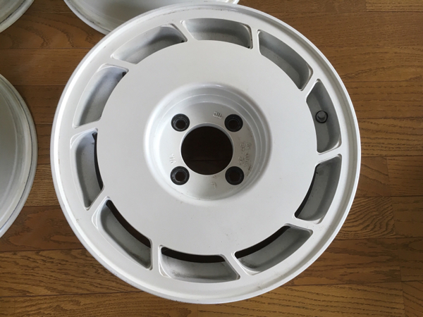 美品 希少 旧車 当時 エアロ ホイール 114.3 6.5j hero