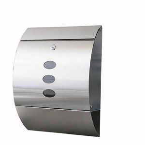 ポスト サントミ ステンレス 郵便受け 郵便ポスト 牛乳箱 レトロ 昭和