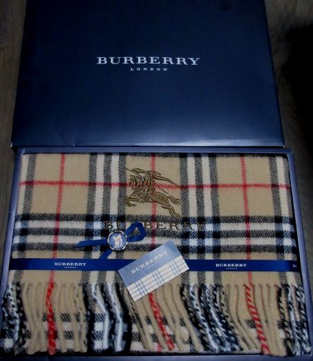 バーバリー ひざ掛け ウール100％ 西川産業 BURBERRY × 西川産業