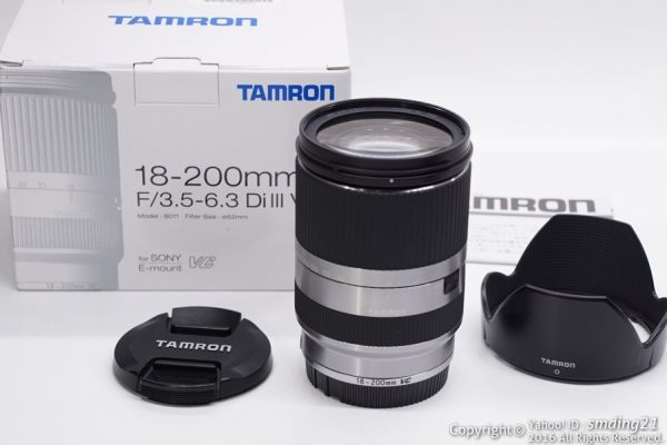 ★美品★TAMRON 18-200mm F3.5-6.3 Di Ⅲ VC SONY E シルバー