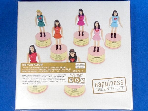 Happiness／GIRLZ N' EFFECT★初回豪華盤(CD+DVD)ポスター付★
