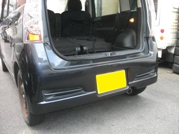 RN1 ■ ステラ　カスタムR リアバンパー　61K　ブラック