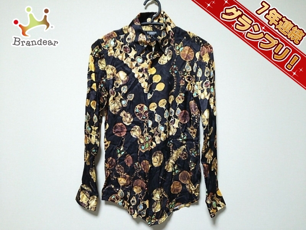 トルネードマート 長袖シャツ M メンズ 新品同様 ラインストーン