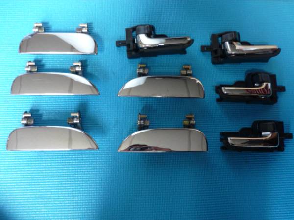 ムーヴ　L150S　L160S　　ドアノブ　アウターハンドル　紫　右