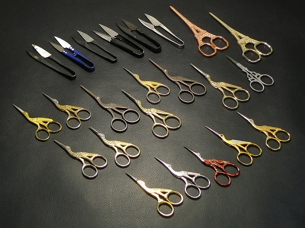 ▲601811▲刺繍鋏三体鋏糸切鋏23点まとめて/鶴鋏ゾーリンゲン