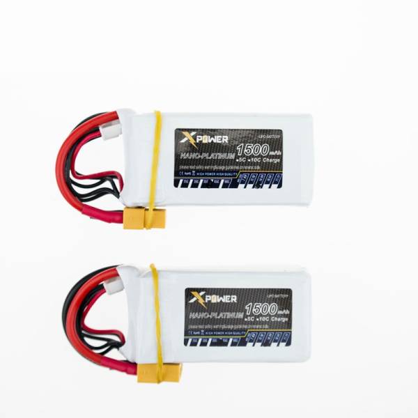 Lipo Battery 14.8V 4S 1500mah 45C リポバッテリー 2本セット