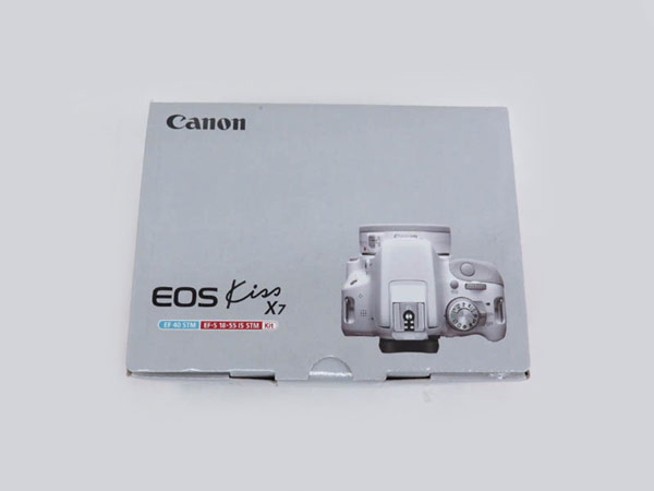 キャノン 1円 未使用 キヤノン EOS Kiss X7 ダブルレンズキット HD094
