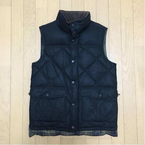ダウンベスト　Barbourバブアー　紺色ネイビー　無地シンプル　ヴィンテージ Barbour バブアー ダウンベスト LINER ⁄ コート ダウンジャケット ZIP
