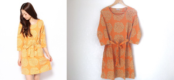 美品★マリメッコ marimekko プケッティ 花束ワンピース