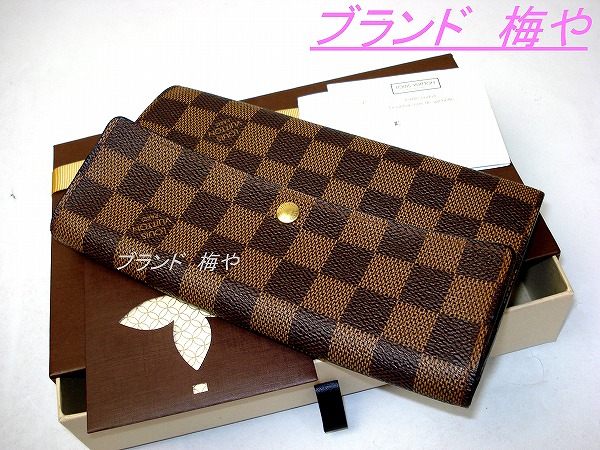ルイヴィトン ダミエ 長財布 本物鑑定済・LV・ダミエ・定番6枚カード・長財布・人気タイプ LOUIS