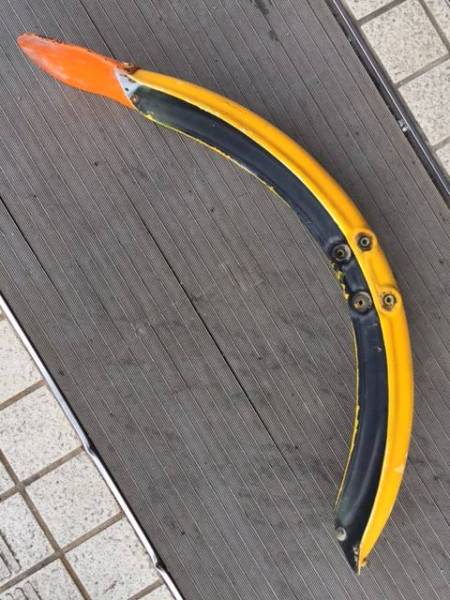 ♪カワサキ純正Ｆ１１、２５０ＴＲフロントフェンダー♪バイソン