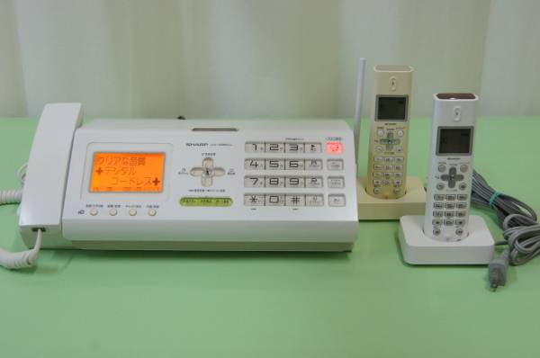 シャープデジタルコードレスFAX　 UX-D26CL 子機2台付　　