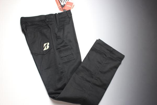 新品ブリヂストンAGM10K　秋冬ノータックパンツ W85　BK(8H675