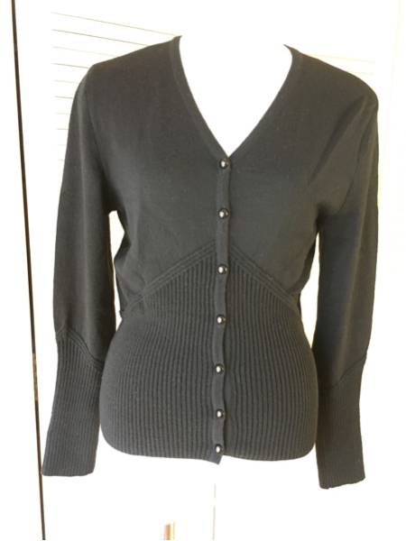 美品☆ミスアシダ☆黒カーディガン☆定価36000円