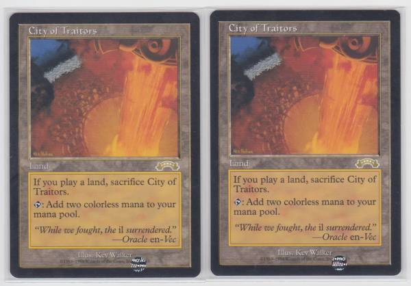 【MTG】裏切り者の都/City of Traitors 2枚セット