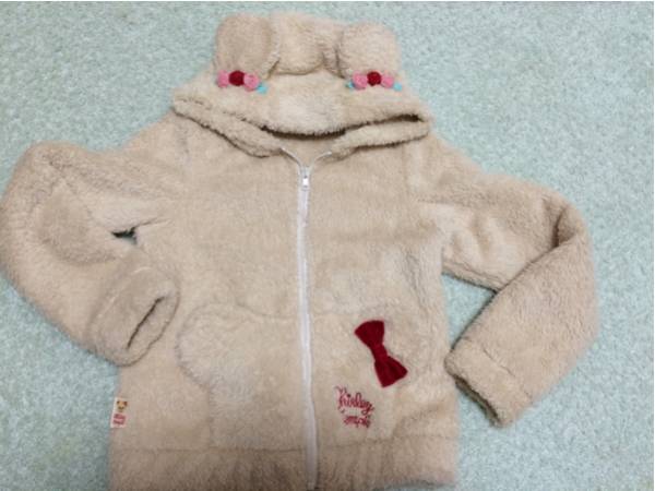 シャーリーテンプル くま耳パーカー 130