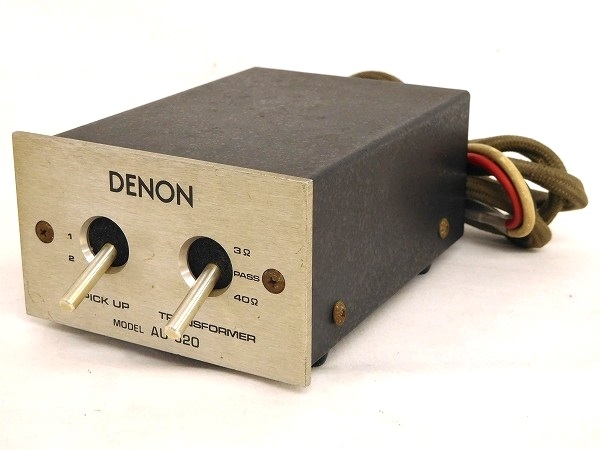 ジャンク DENON デノン 昇圧トランス AU-320 本体のみ T2128057