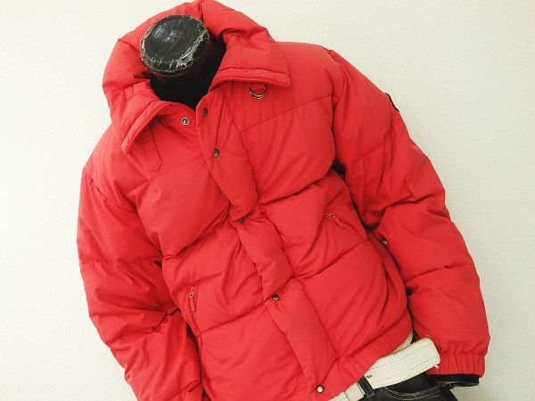 ★レア!モンクレールMONCLERビンテージダウンジャケットレッド★