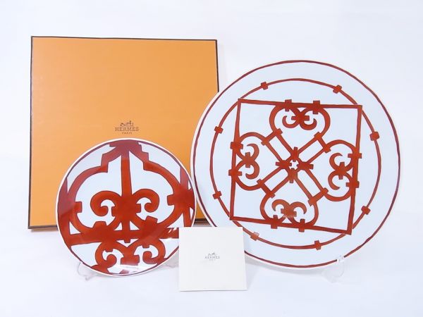 ◇◇HERMES/エルメス ガダルキヴィール プレート/皿 2枚set