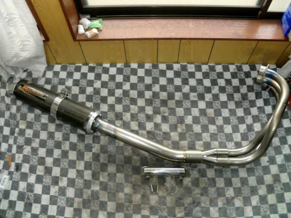 CB400SF/VR ヨシムラ チタンサイクロンマフラー。外装，NC31，cb
