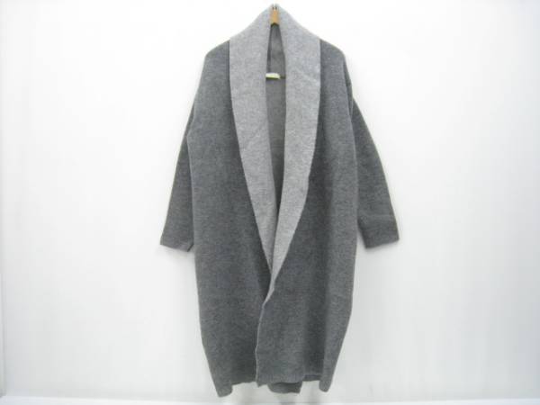 IENA SLOBE イエナ ウール混 コーディガン ニットコート グレー ウール
