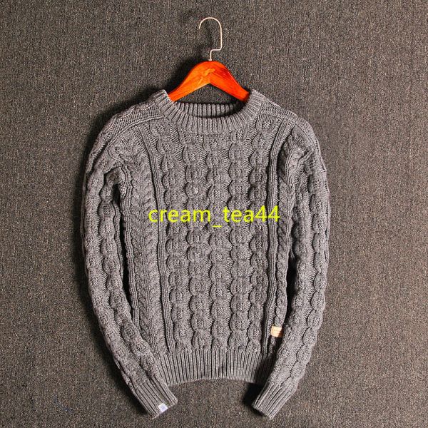 2016新作※SCOTCH&SODA※☆高級メンズニットセーター灰L