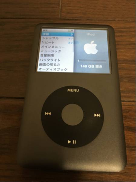 Apple iPod Classic 160GB 第6世代 ブラック MC297J/A