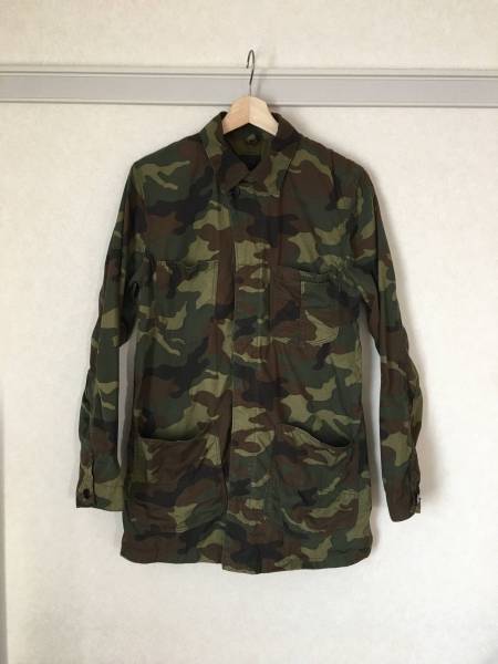 美品☆ナノユニバース Lee別注 ショップコート 迷彩 S☆カモフラ