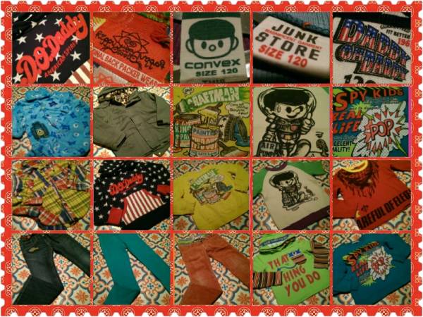 ｙ874男の子120POP系福袋コンベックス/ブーフーウー等12点♪