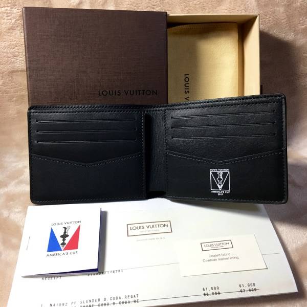 限定☆新品 ルイヴィトン アメリカズカップ ダミエ 二つ折り財布 限定☆新品 ルイヴィトン アメリカズカップ ダミエ 二つ折り財布