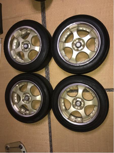 ☆スピードスター バーデン クランツ 4穴 PCD100 タイヤ4本 15in