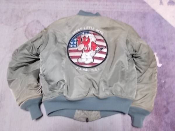 テッドマンエフ商会MA-1美中古サイズ40M～L相当ビッグパッチ