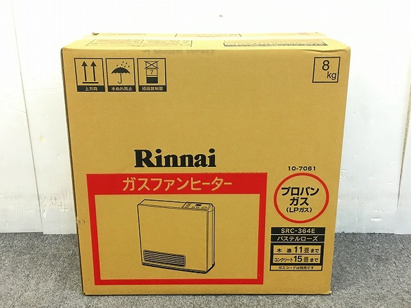 未使用 Rinnai ガスファンヒーター SRC-364E LP O2095984 Rinnai