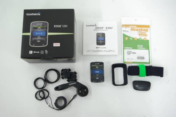 GARMIN EDge 520J ハートレートセンサー シリコンカバー 付き