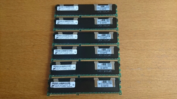Micron PC3-10600R メモリー 15枚セット 送料無料】MICRON PC3-10600R 4GB 6枚セット 動確済 【公式通販】