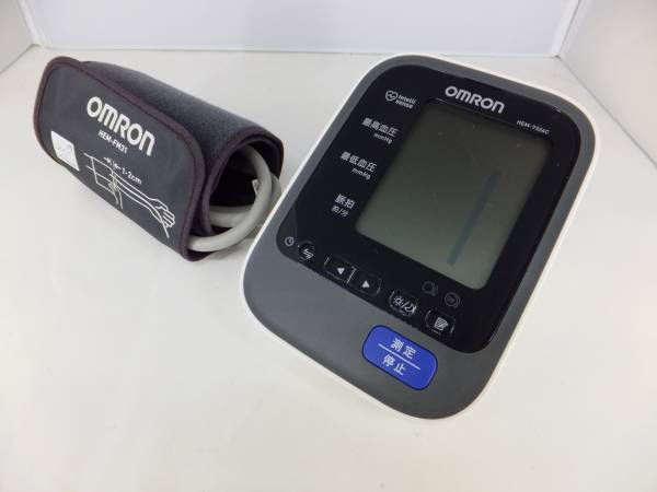 【0381】omron オムロン 上腕式血圧計 HEM-7324C 実演機