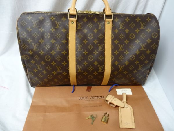 S■ルイヴィトン Louis Vuitton◇キーポル50◇モノグラム ④