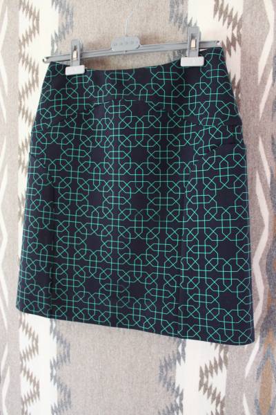 MARNIマルニ 蛍光緑オクタゴン柄 スカート★惑星系☆size40