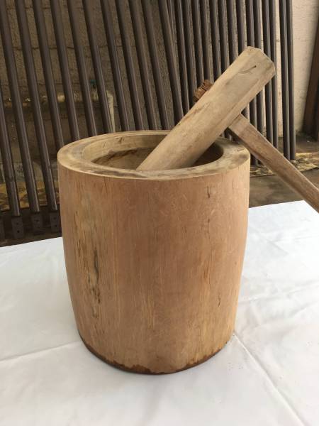 臼と杵 消毒済み 磨き済み 安心