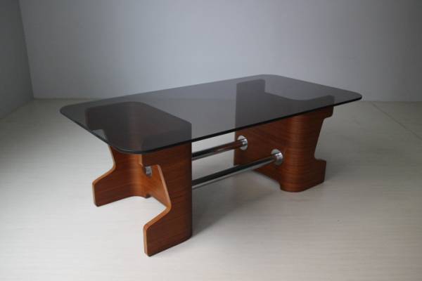 チーク材プライウッドセンターテーブル/天童木工G-PLAN北欧 無印