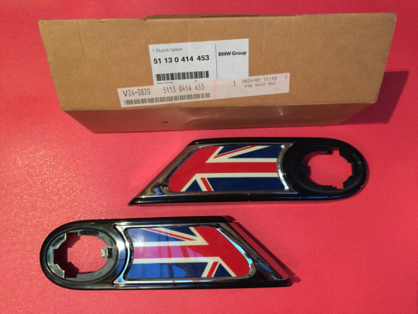 R55/R56/R57用サイドスカットル左右セット「ユニオンジャック」 【公式